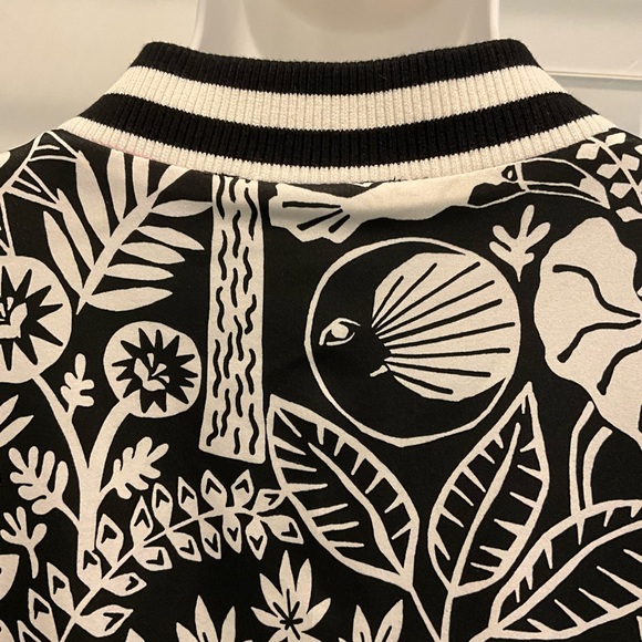 NWT$328 Johnny Was Workshop SMALL Silk Luciana Bomber Jacket - Picture 7 of 11